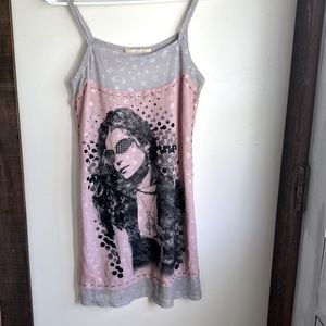 Sheer tank top. Hardly worn. Bought In the LA garment district. One of a kind